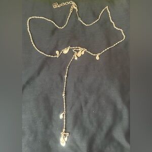 Kendra Scott Quincy Long Y Petals 4CZ Necklace